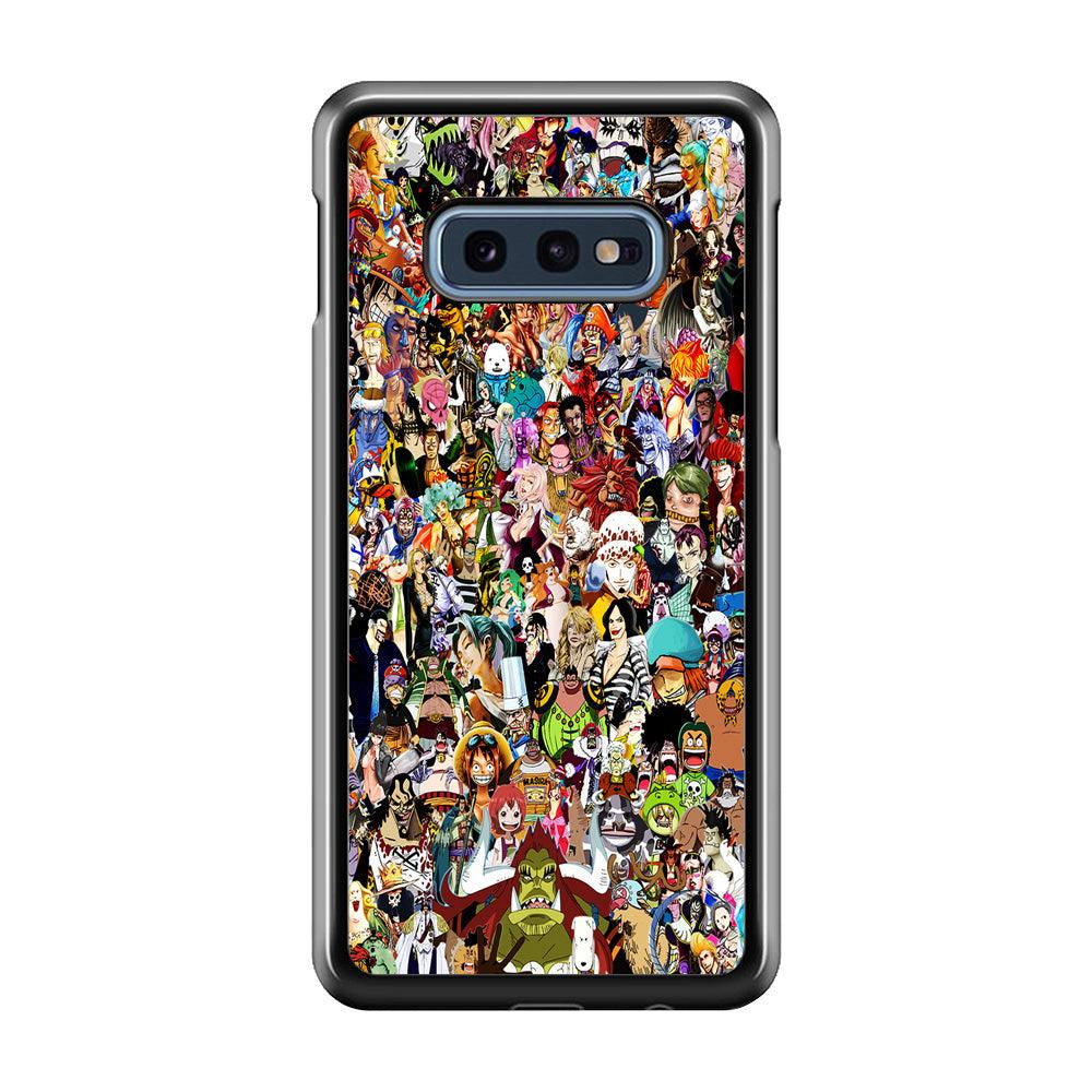 One Piece All Character Samsung Galaxy S10E Case-Plastic / Full Wrap (3D Case)-Xtracase