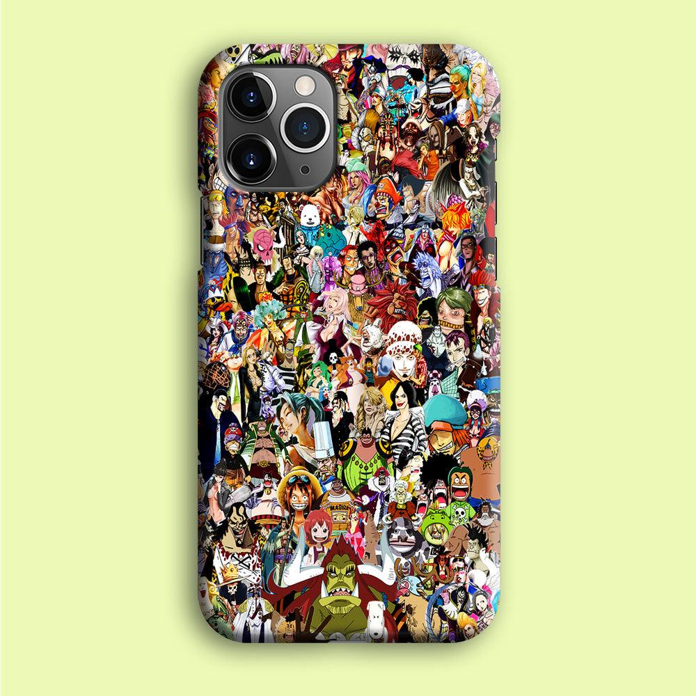 One Piece All Character iPhone 12 Pro Case-Plastic / Full Wrap (3D Case)-Xtracase