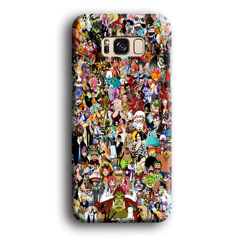 One Piece All Character Samsung Galaxy S8 Case-Plastic / Full Wrap (3D Case)-Xtracase