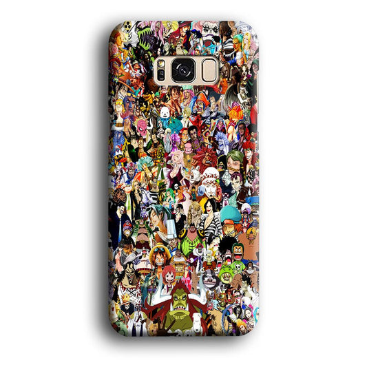 One Piece All Character Samsung Galaxy S8 Plus Case-Plastic / Full Wrap (3D Case)-Xtracase