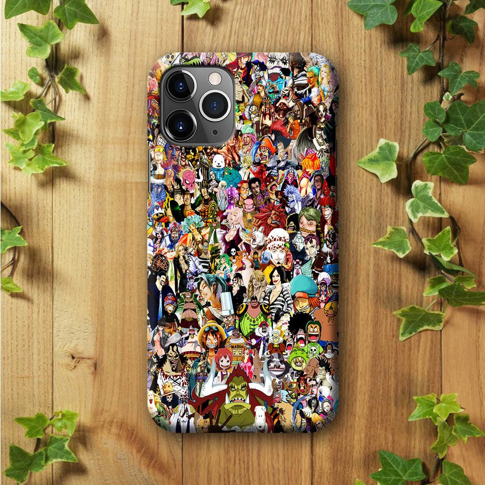 One Piece All Character iPhone 11 Pro Case-Plastic / Full Wrap (3D Case)-Xtracase