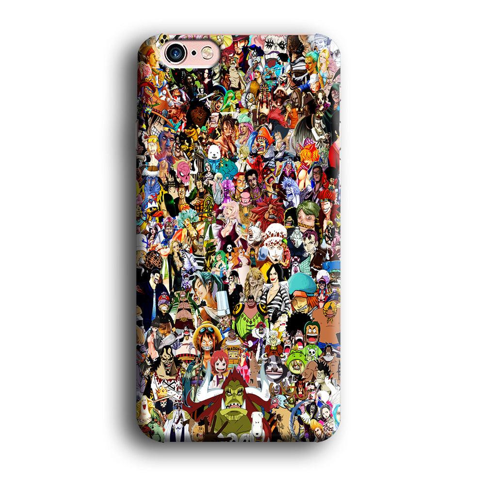One Piece All Character iPhone 6 | 6s Case-Plastic / Full Wrap (3D Case)-Xtracase