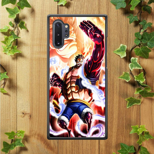 One Piece Luffy Bound Man Samsung Galaxy Note 10 Plus Case-Rubber / White (2D Case)-Xtracase