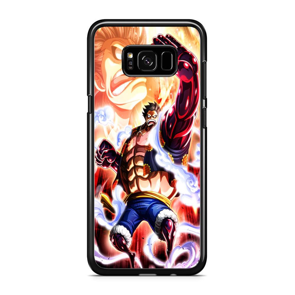 One Piece Luffy Bound Man Samsung Galaxy S8 Case-Rubber / Black (2D Case)-Xtracase