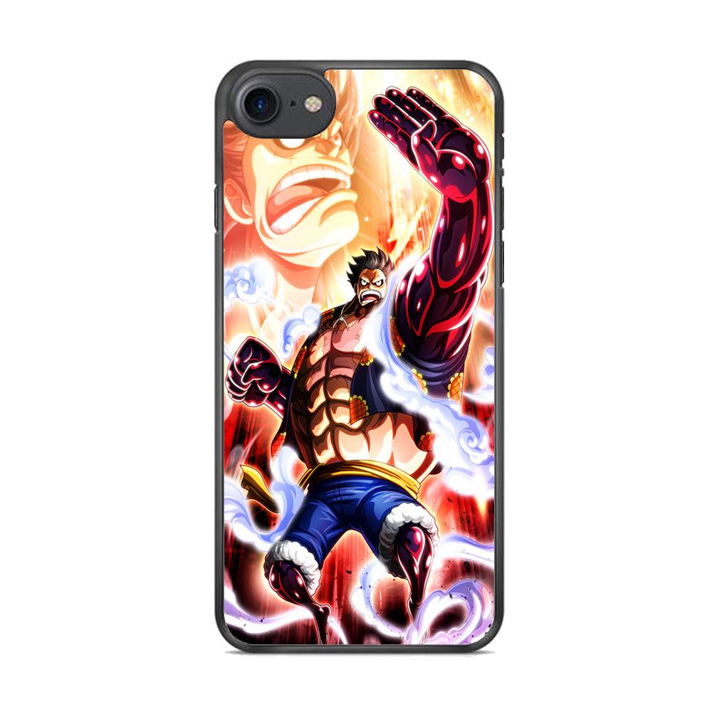 One Piece Luffy Bound Man iPhone 7 Case-Rubber / Black (2D Case)-Xtracase