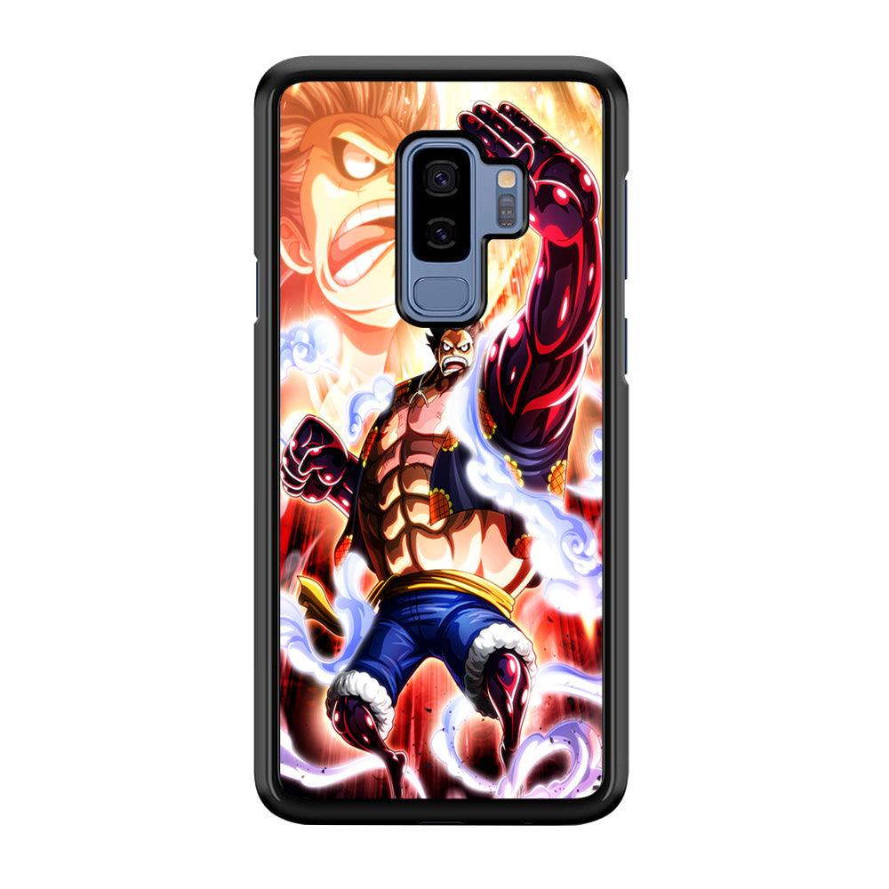 One Piece Luffy Bound Man Samsung Galaxy S9 Plus Case-Rubber / White (2D Case)-Xtracase