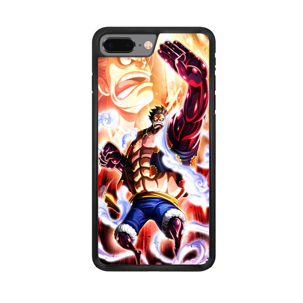 One Piece Luffy Bound Man iPhone 7 Plus Case-Rubber / Black (2D Case)-Xtracase