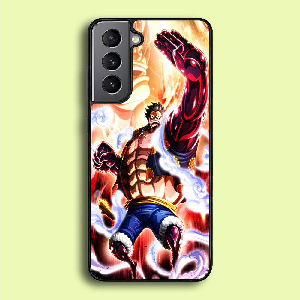 One Piece Luffy Bound Man Samsung Galaxy A16 Case-Rubber / White (2D Case)-Xtracase