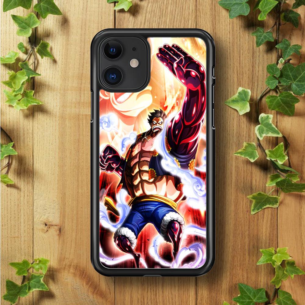 One Piece Luffy Bound Man iPhone 11 Case-Rubber / Black (2D Case)-Xtracase
