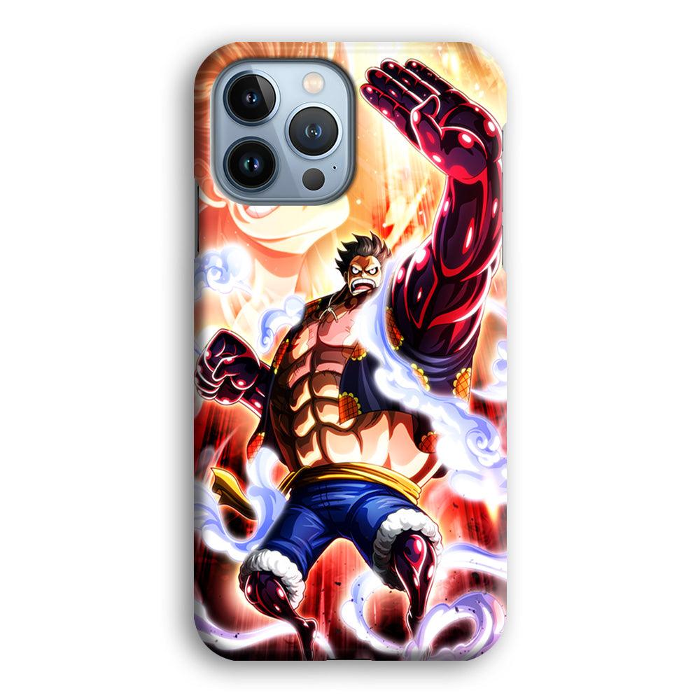 One Piece Luffy Bound Man iPhone 13 Pro Max Case-Plastic / Full Wrap (3D Case)-Xtracase
