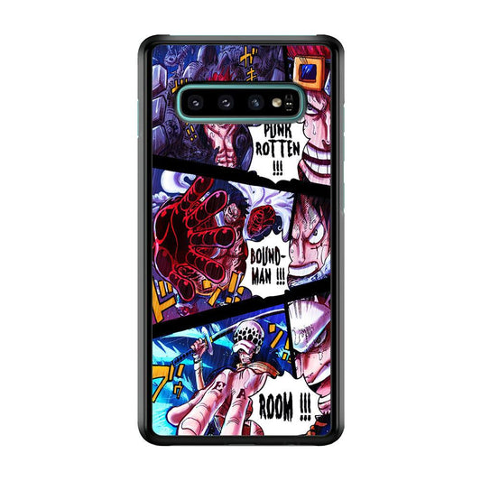 One Piece Luffy Kid Law Comic Samsung Galaxy S10 Plus Case-Plastic / Full Wrap (3D Case)-Xtracase