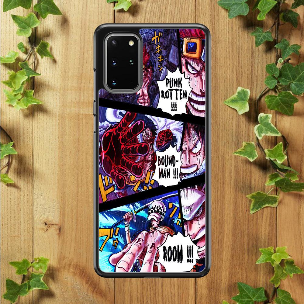 One Piece Luffy Kid Law Comic Samsung Galaxy S20 Plus Case-Plastic / Full Wrap (3D Case)-Xtracase