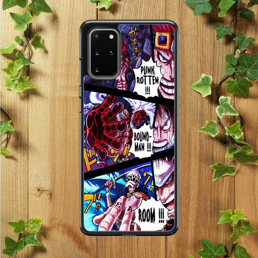 One Piece Luffy Kid Law Comic Samsung Galaxy S20 Plus Case-Plastic / Full Wrap (3D Case)-Xtracase