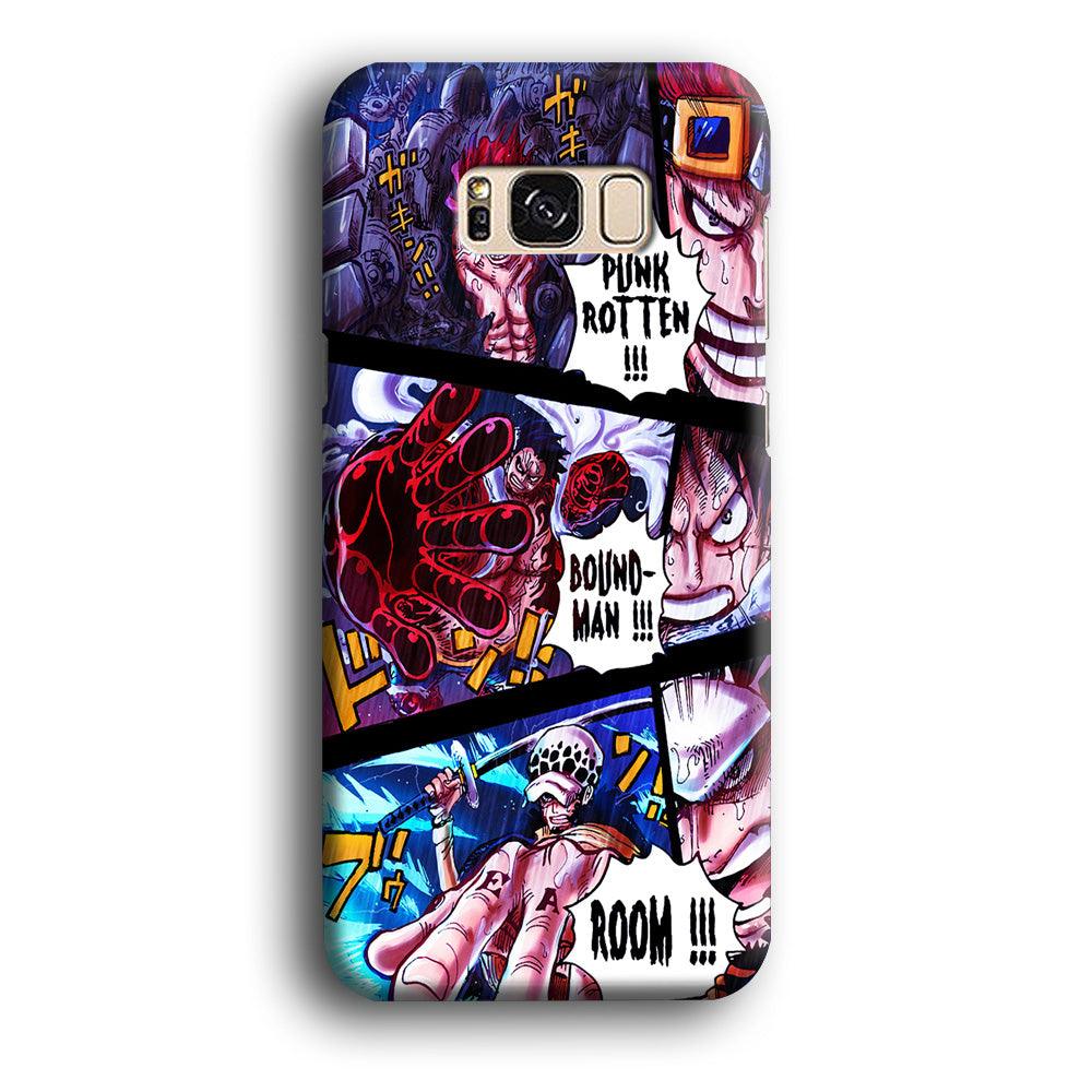 One Piece Luffy Kid Law Comic Samsung Galaxy S8 Case-Plastic / Full Wrap (3D Case)-Xtracase