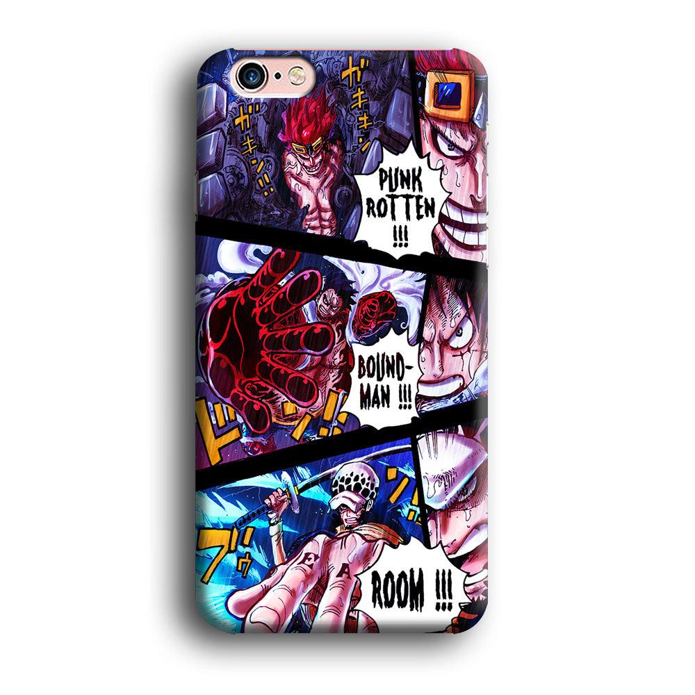 One Piece Luffy Kid Law Comic iPhone 6 | 6s Case-Plastic / Full Wrap (3D Case)-Xtracase