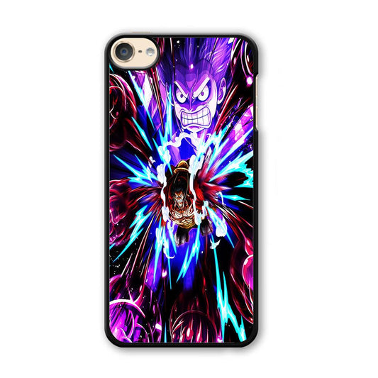 One Piece Luffy King Kong Gun iPod Touch 6 Case-Plastic / Black (2D Case)-Xtracase