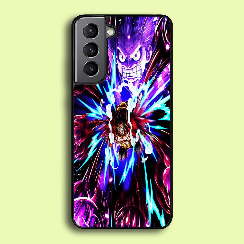 One Piece Luffy King Kong Gun Samsung Galaxy A16 Case-Rubber / Black (2D Case)-Xtracase