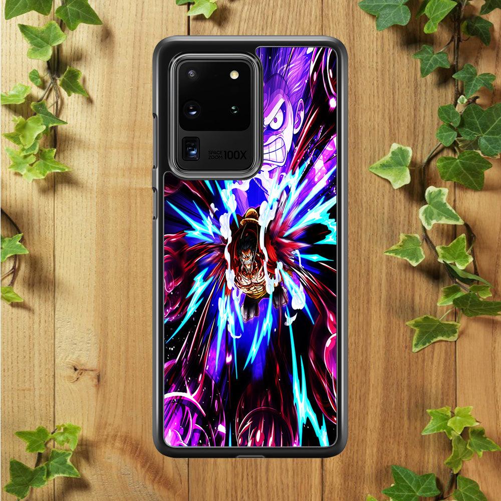 One Piece Luffy King Kong Gun Samsung Galaxy S20 Ultra Case-Plastic / Full Wrap (3D Case)-Xtracase