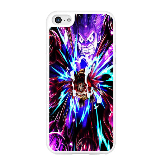 One Piece Luffy King Kong Gun iPhone 6 | 6s Case-Rubber / White (2D Case)-Xtracase