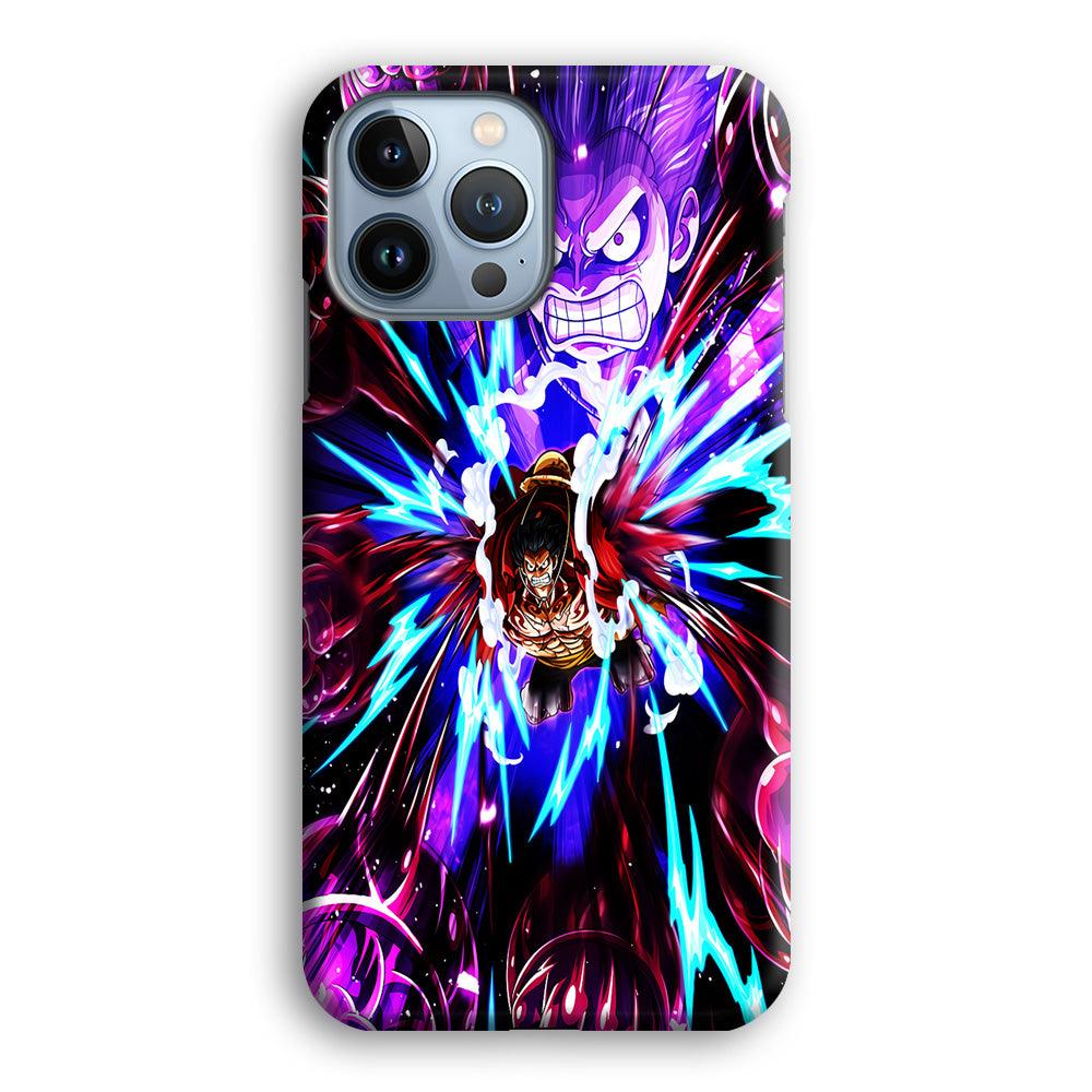 One Piece Luffy King Kong Gun iPhone 13 Pro Case-Plastic / Full Wrap (3D Case)-Xtracase