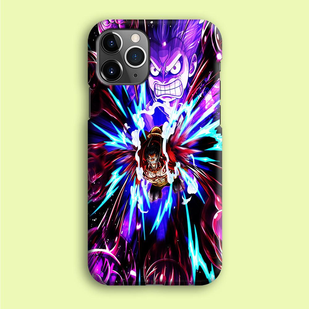 One Piece Luffy King Kong Gun iPhone 12 Pro Max Case-Plastic / Full Wrap (3D Case)-Xtracase