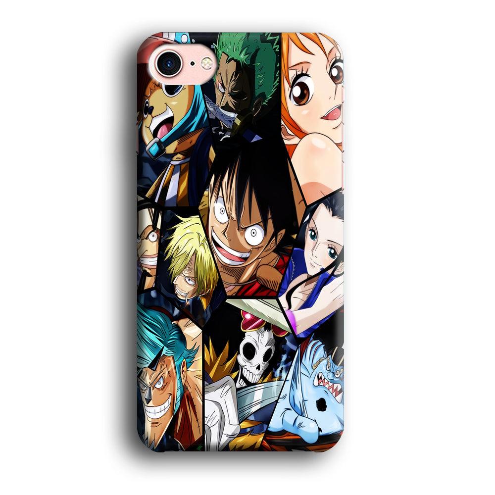One Piece Mugiwara Crew Pirates iPhone SE 2020 Case-Plastic / Full Wrap (3D Case)-Xtracase