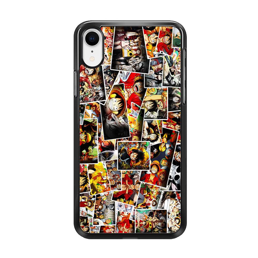 One Piece Photo Collection iPhone XR Case-Rubber / Black (2D Case)-Xtracase