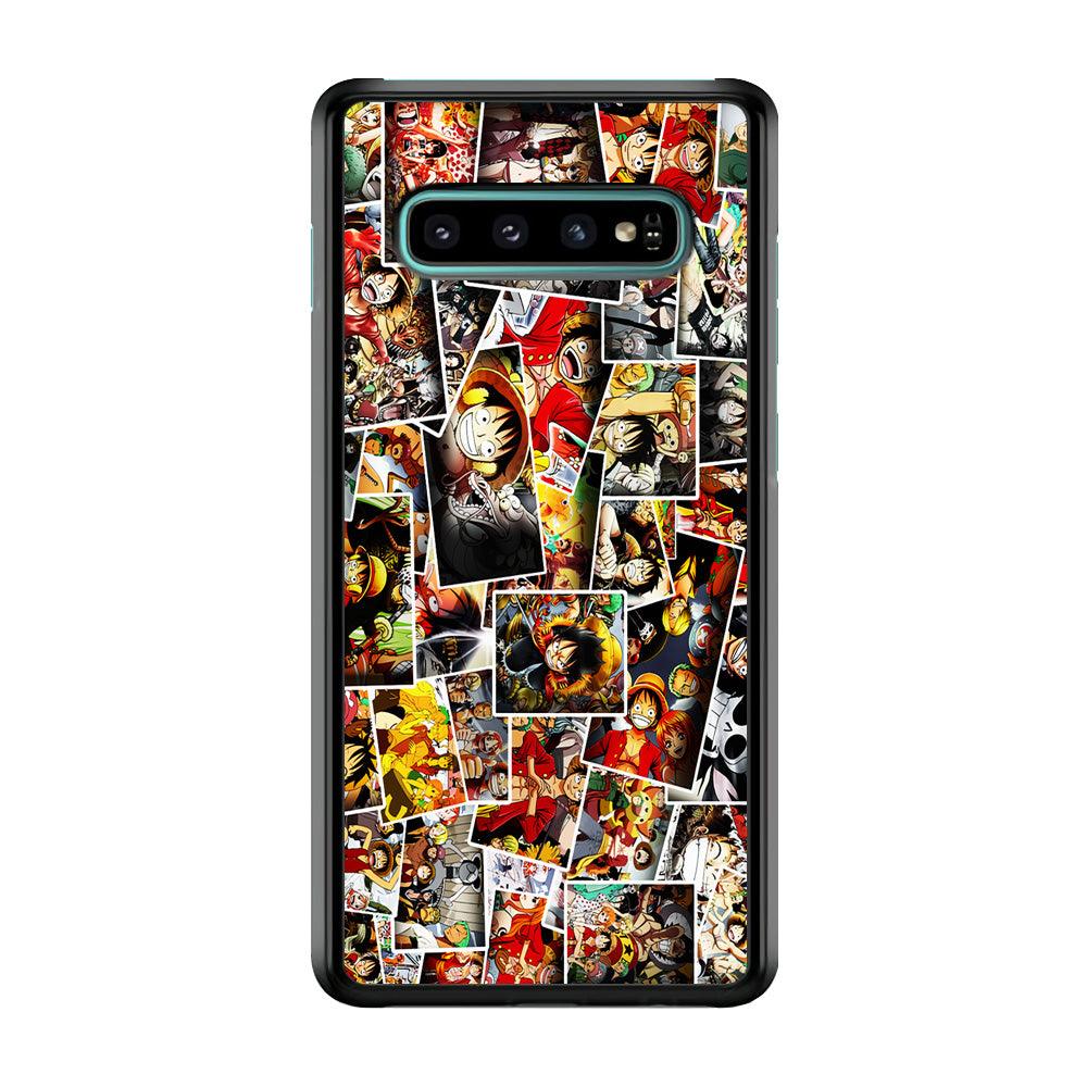 One Piece Photo Collection Samsung Galaxy S10 Case-Plastic / Full Wrap (3D Case)-Xtracase