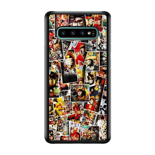 One Piece Photo Collection Samsung Galaxy S10 Case-Plastic / Full Wrap (3D Case)-Xtracase