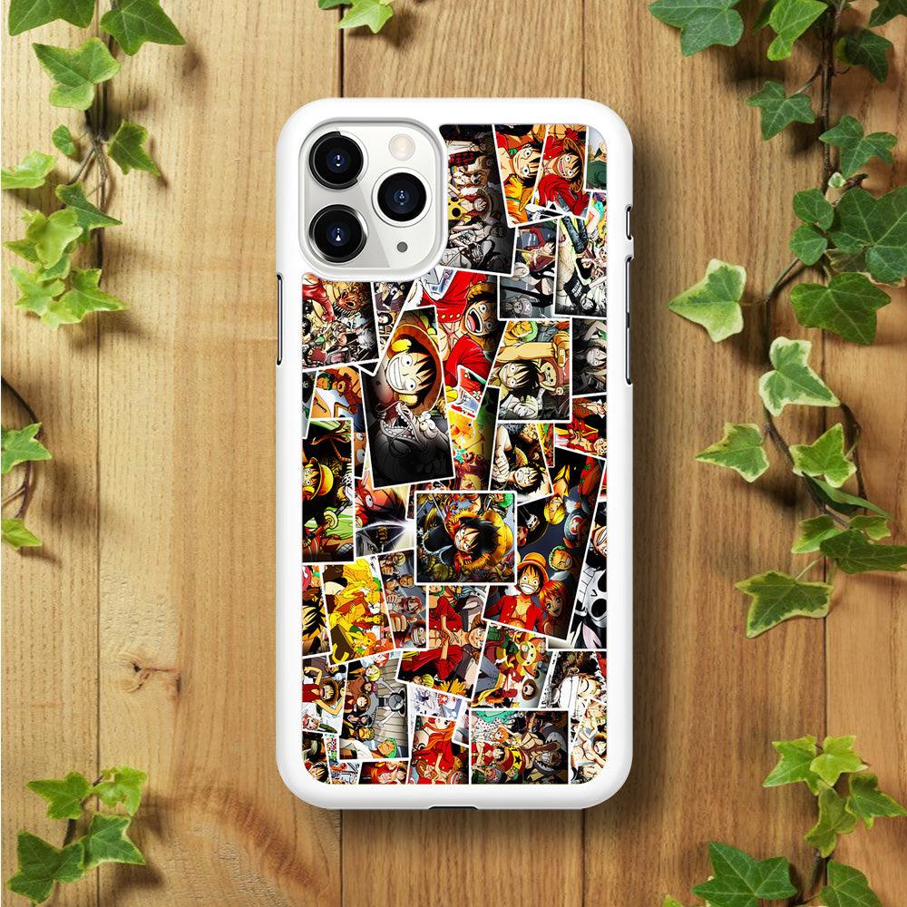 One Piece Photo Collection iPhone 11 Pro Case-Rubber / White (2D Case)-Xtracase