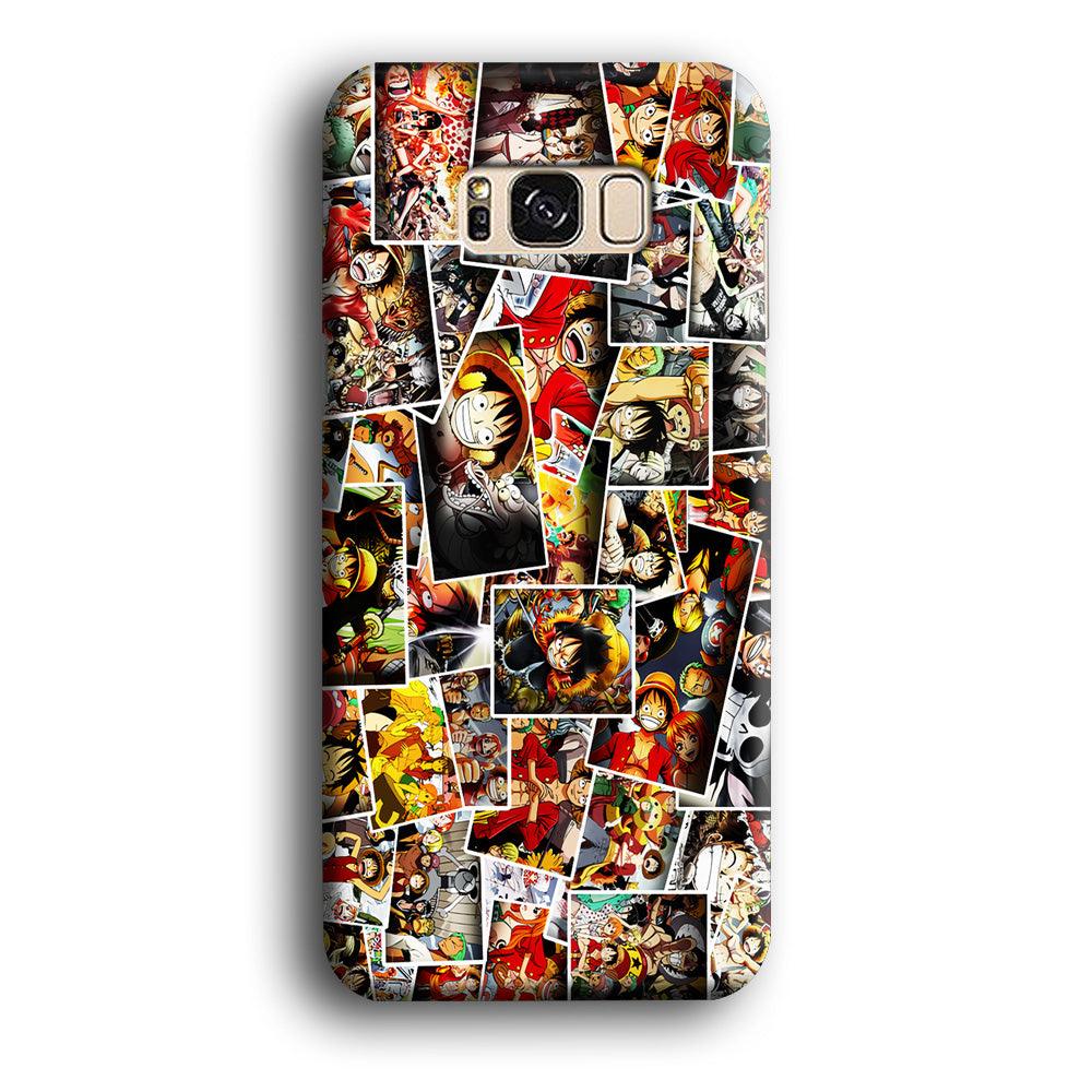One Piece Photo Collection Samsung Galaxy S8 Case-Plastic / Full Wrap (3D Case)-Xtracase