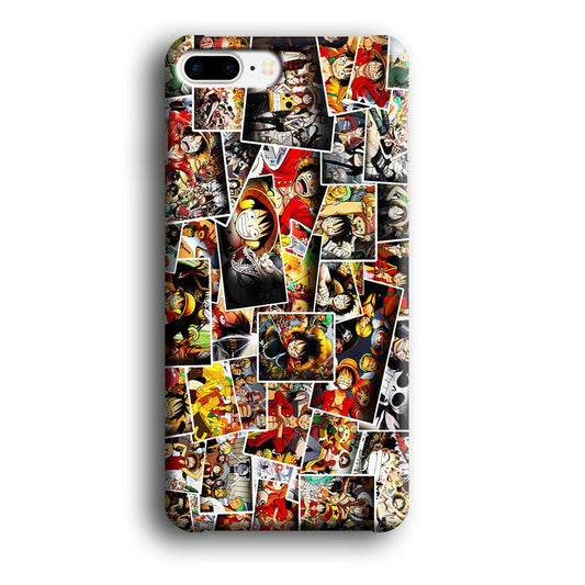 One Piece Photo Collection iPhone 8 Plus Case-Plastic / Full Wrap (3D Case)-Xtracase