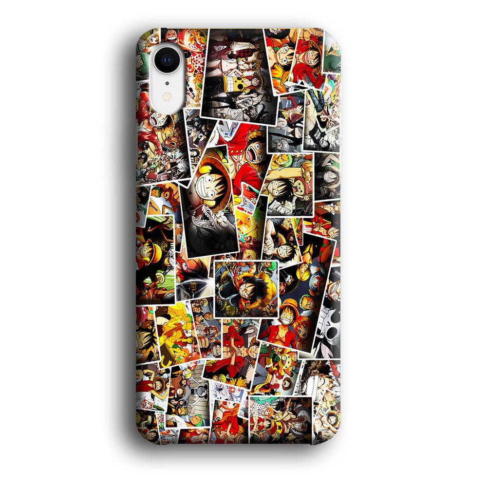 One Piece Photo Collection iPhone XR Case-Plastic / Full Wrap (3D Case)-Xtracase
