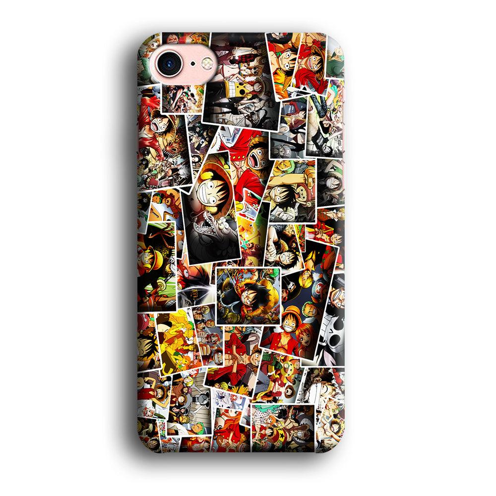 One Piece Photo Collection iPhone SE 2020 Case-Plastic / Full Wrap (3D Case)-Xtracase
