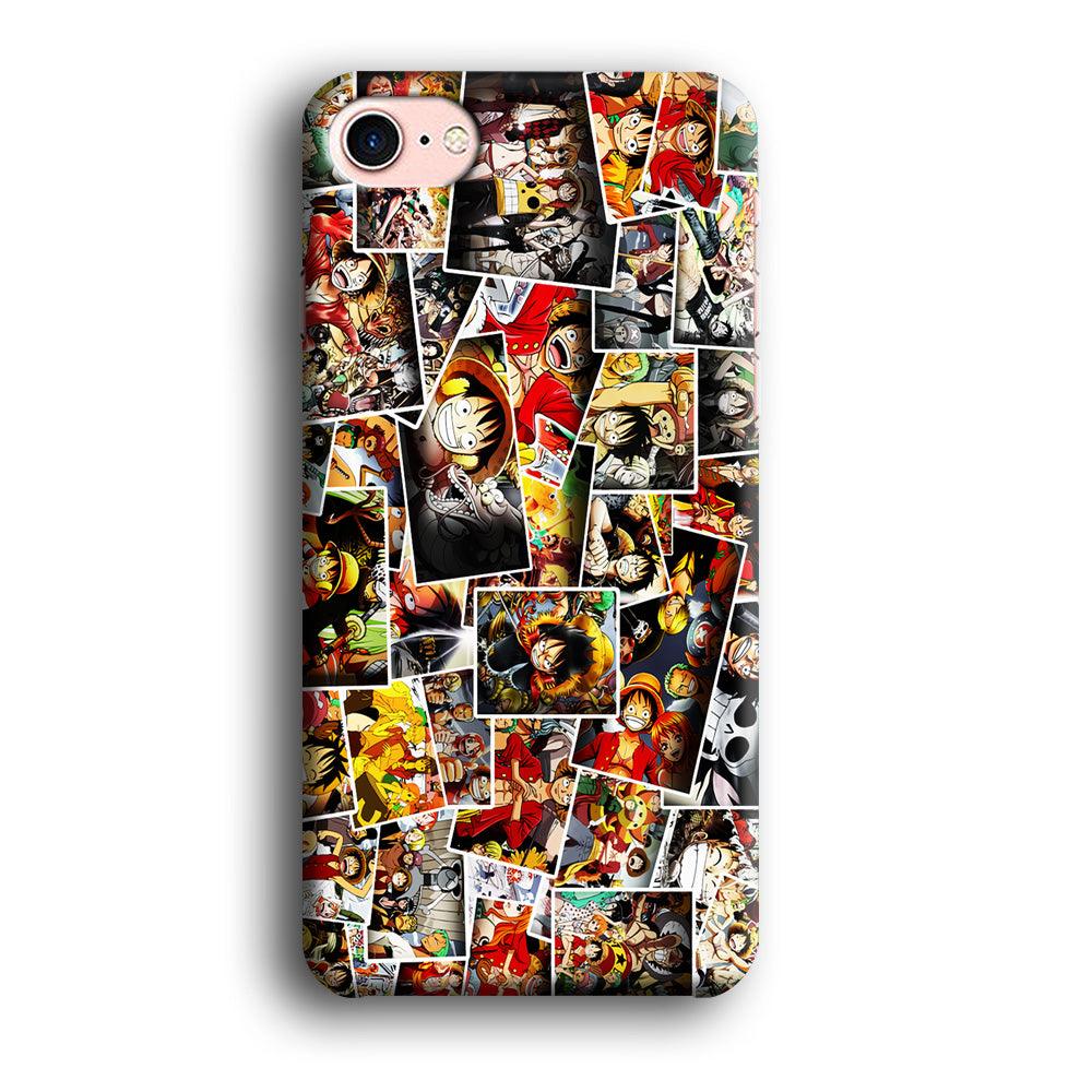 One Piece Photo Collection iPhone 7 Case-Plastic / Full Wrap (3D Case)-Xtracase