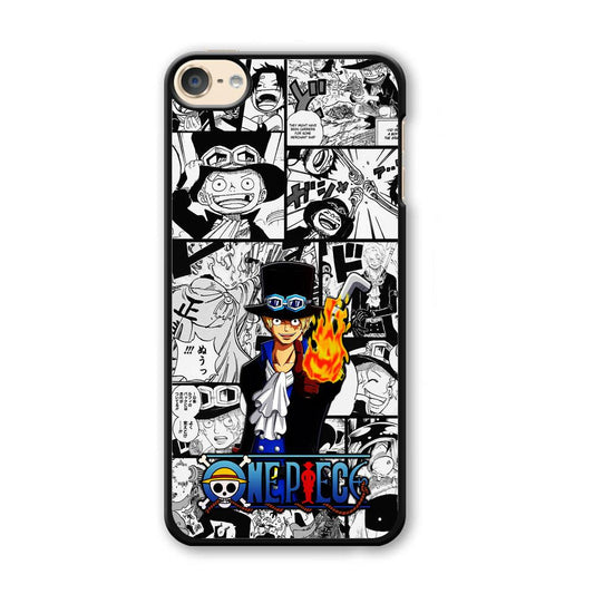 One Piece Sabo Comic iPod Touch 6 Case-Plastic / Black (2D Case)-Xtracase