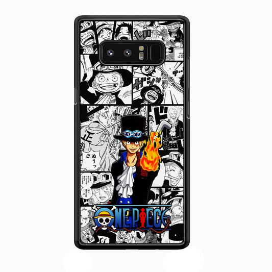 One Piece Sabo Comic Samsung Galaxy Note 8 Case-Plastic / Full Wrap (3D Case)-Xtracase