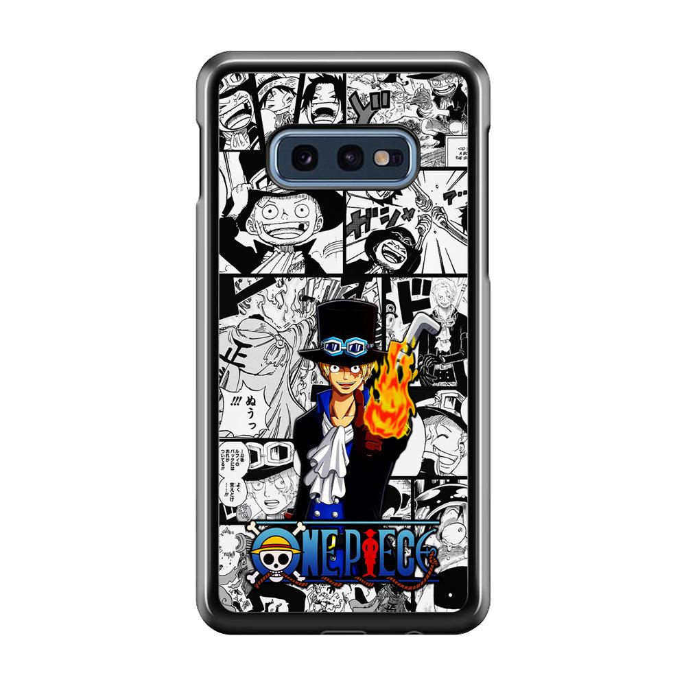 One Piece Sabo Comic Samsung Galaxy S10E Case-Plastic / Full Wrap (3D Case)-Xtracase