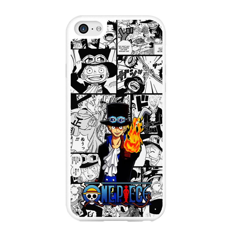 One Piece Sabo Comic iPhone 6 | 6s Case-Rubber / White (2D Case)-Xtracase