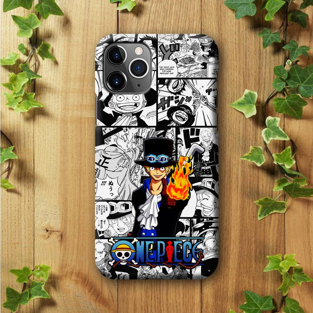 One Piece Sabo Comic iPhone 11 Pro Max Case-Plastic / Full Wrap (3D Case)-Xtracase