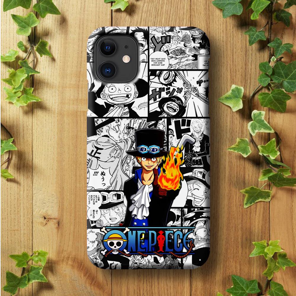 One Piece Sabo Comic iPhone 11 Case-Plastic / Full Wrap (3D Case)-Xtracase