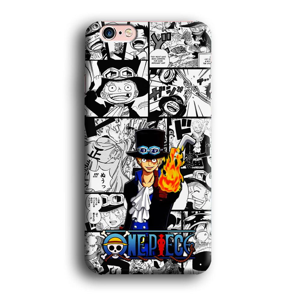 One Piece Sabo Comic iPhone 6 | 6s Case-Plastic / Full Wrap (3D Case)-Xtracase