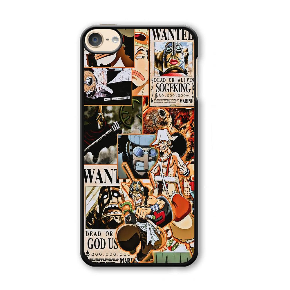 One Piece Sogeking Aesthetic iPod Touch 6 Case-Plastic / White (2D Case)-Xtracase