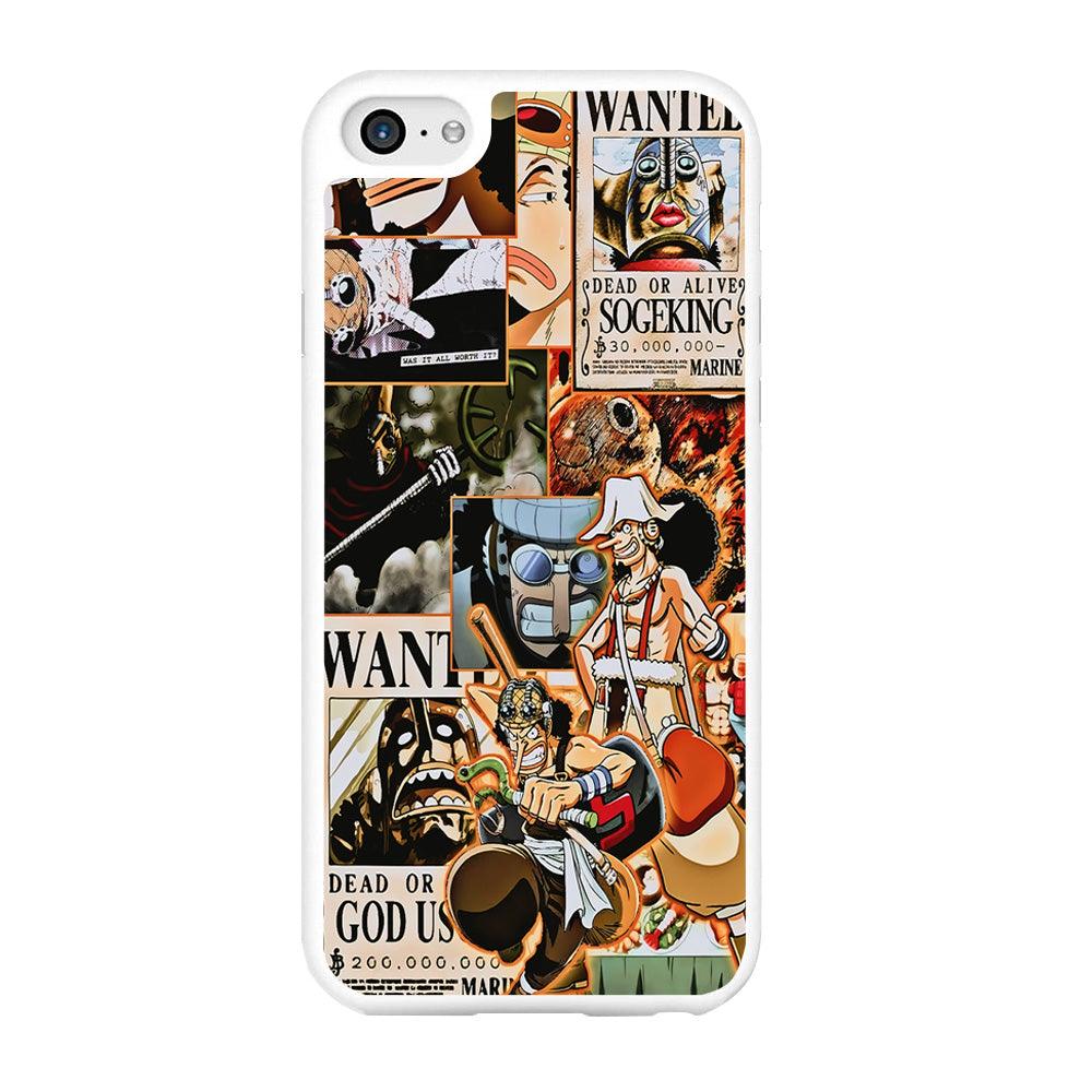 One Piece Sogeking Aesthetic iPhone 6 | 6s Case-Rubber / White (2D Case)-Xtracase