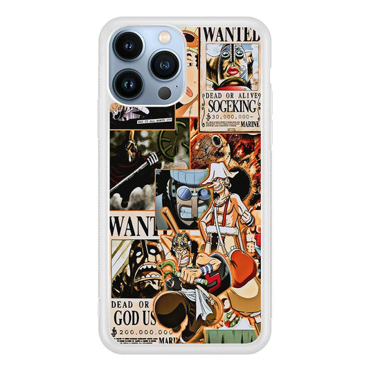 One Piece Sabo Comic iPhone 13 Pro Case-Rubber / White (2D Case)-Xtracase