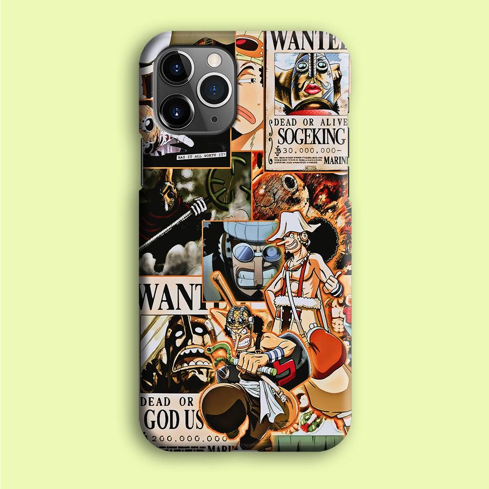 One Piece Sogeking Aesthetic iPhone 12 Pro Case-Plastic / Full Wrap (3D Case)-Xtracase