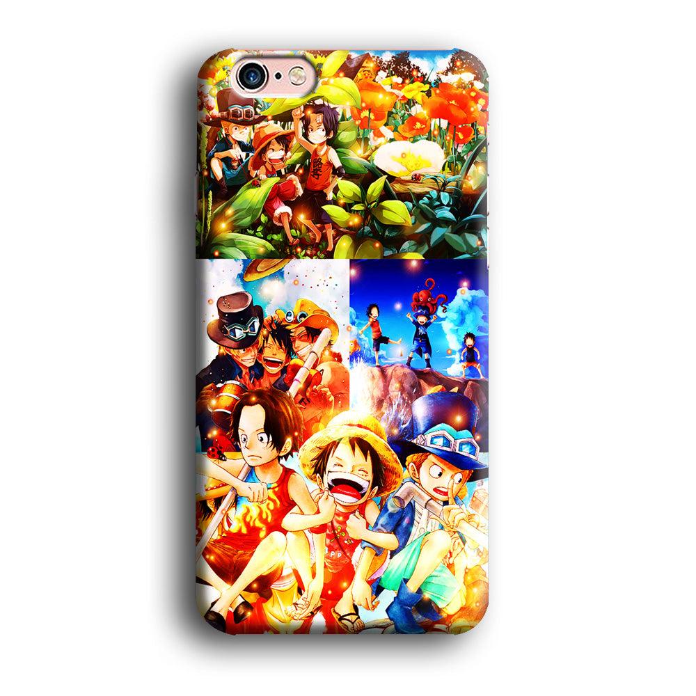 One Piece Three Siblings iPhone 6 | 6s Case-Plastic / Full Wrap (3D Case)-Xtracase