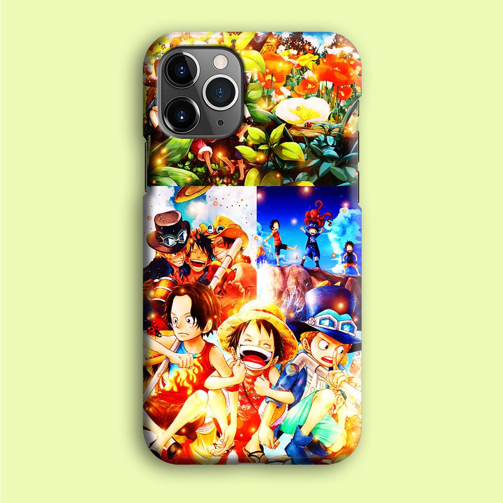 One Piece Three Siblings iPhone 12 Pro Case-Plastic / Full Wrap (3D Case)-Xtracase