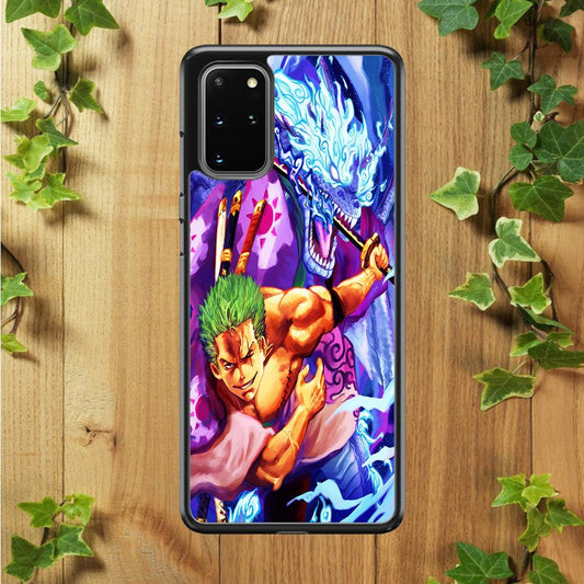 One Piece Zoro Dragon Samsung Galaxy S20 Plus Case-Plastic / Full Wrap (3D Case)-Xtracase