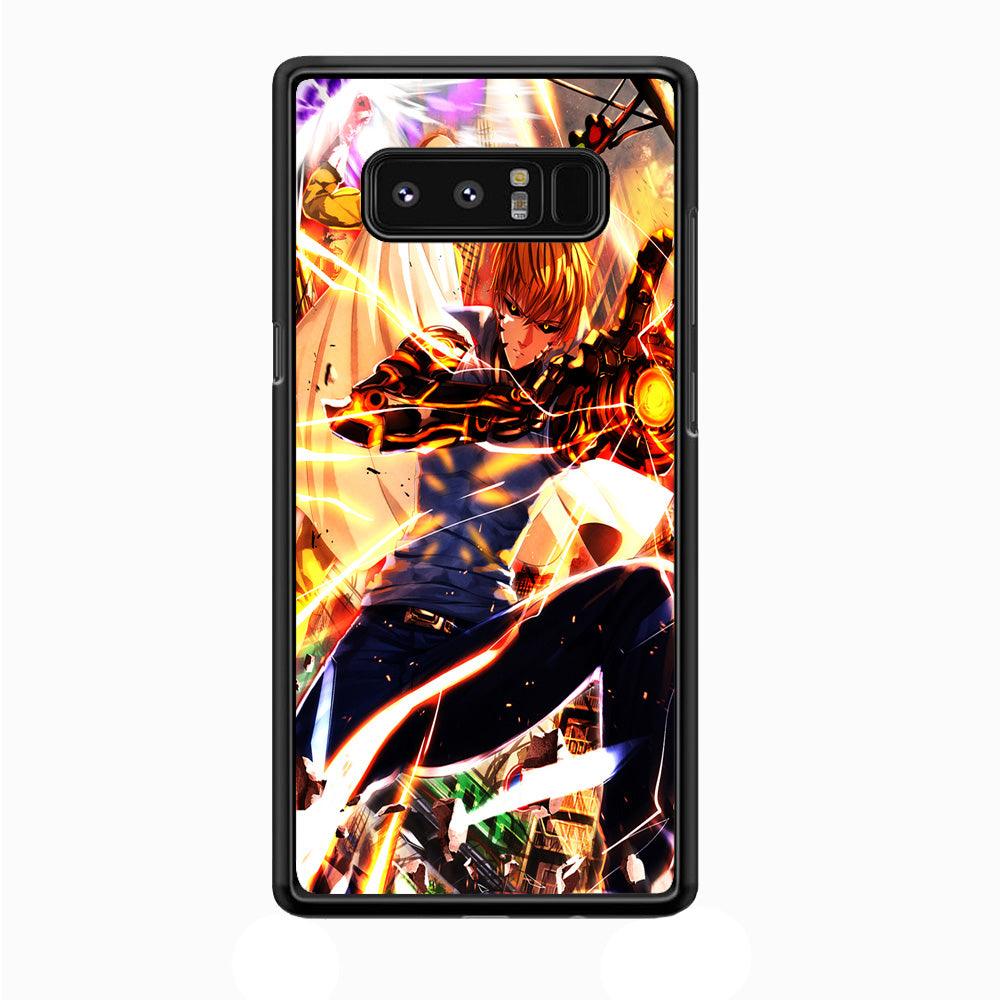 One Punch Man Genos Saitama Samsung Galaxy Note 8 Case-Plastic / Full Wrap (3D Case)-Xtracase